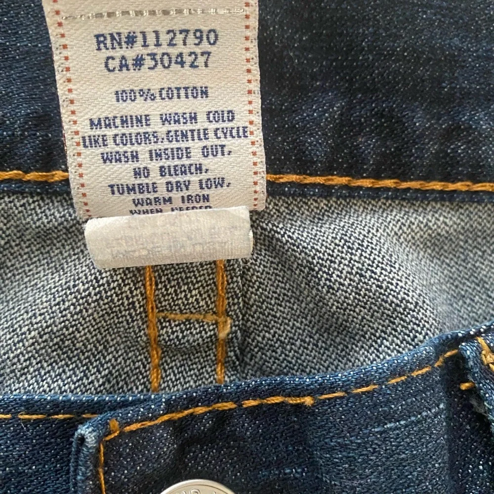 True Religion painted brush flop pockets Jeans